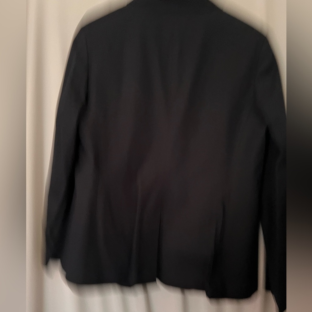 Talbots Navy Two-Button Classic Blazer - image 3